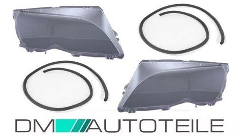 FACELIFT Scheinwerfer Glas Set DICHTUNG passt für BMW 3er E46 Limous