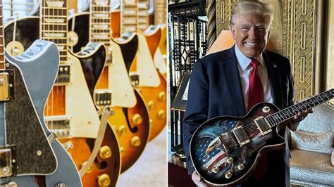 Gibson Hits Trump Guitars With Cease And Desist For Resemblance To Les