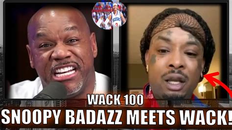 WACK 100 GETS AT SNOOPY BADAZZ FOR POST NO JUMPER INTERVIEW COMMENTS