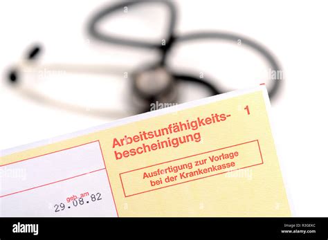 ArbeitsunfÃhigkeitsbescheinigung Bescheinigung der Arbeitsunfähigkeit