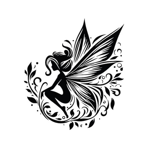 Fairy tattoo Vectors & Illustrations for Free Download | Freepik