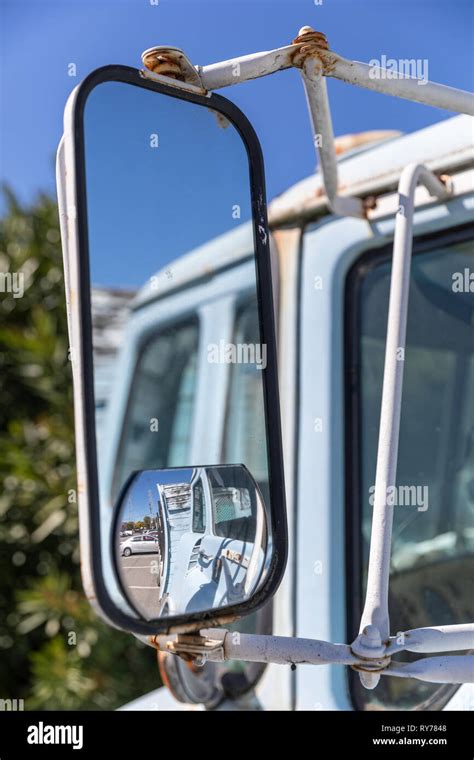 Old truck mirror hi-res stock photography and images - Alamy