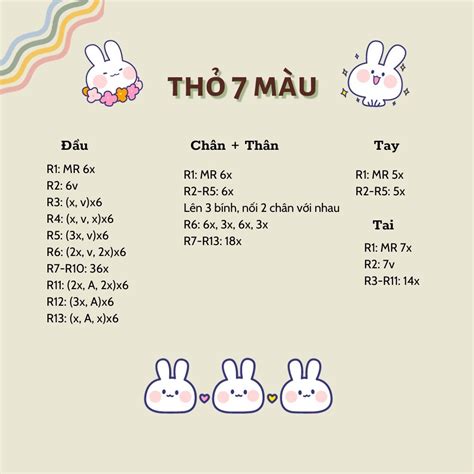 thỏ 7 màu