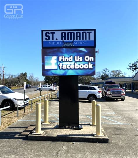 School Marquee Signs Led School Signs Golden Rule Signs