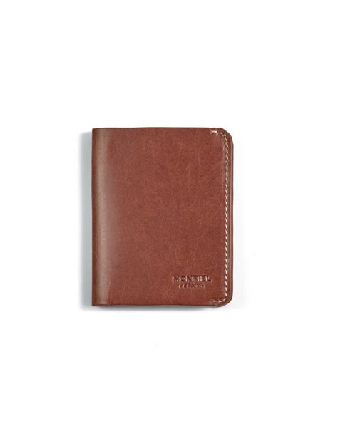 Leather small men's wallet Mini