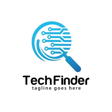 Premium Vector Tech Finder Logo Design Template