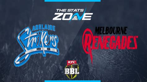 2019 20 Big Bash League Adelaide Strikers Vs Melbourne Renegades