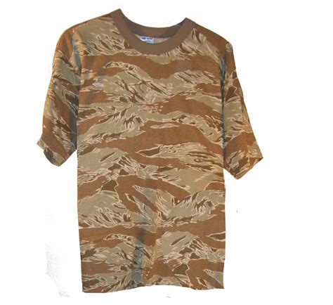 usa  cotton desert tiger stripe camo tee shirt etsy