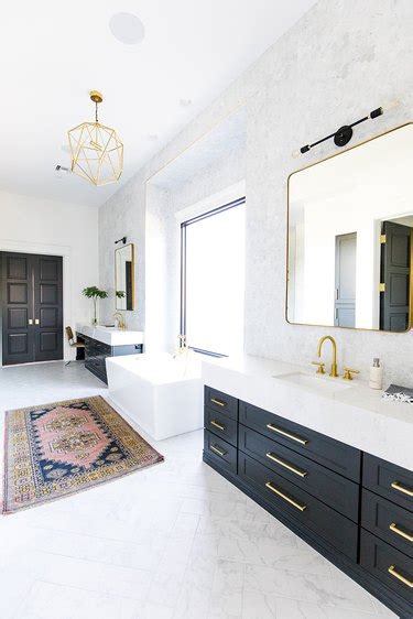 8 Black Bathroom Cabinet Ideas That Youll Want To Copy Now Hunker