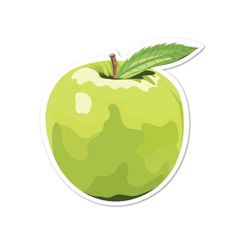 Apple Sticker Etsy