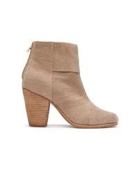 Rag Bone Classic Newbury Canvas Booties Camel In Natural Lyst