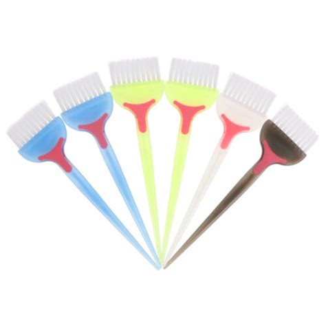 6 Pcs Brosse À Cheveux Peigne Teinture Applicateur De Couleur Pour Les