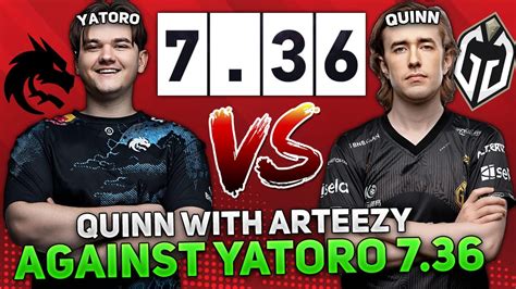 QUINN With ARTEEZY Against YATORO From TEAM SPIRIT In NEW PATCH 7 36