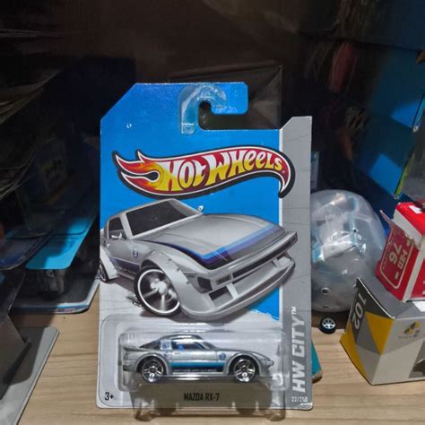 Hot Wheels Mazda RX RX Treasure Hunts TH REG Silver HW City