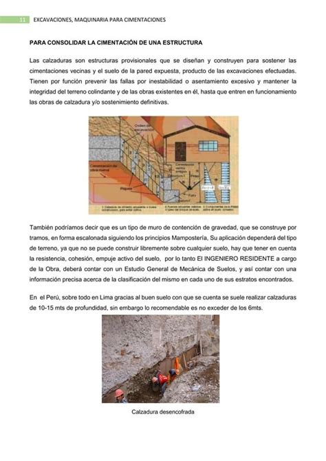 EXCAVACIONES PARA CIMENTACIONES PDF