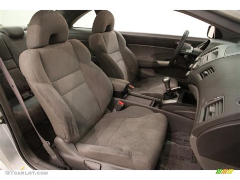 Gray Interior 2007 Honda Civic EX Coupe Photo #103720685 | GTCarLot.com