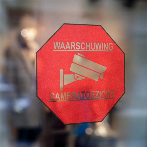 Waarschuwing Cameratoezicht Kopen Stickermaster