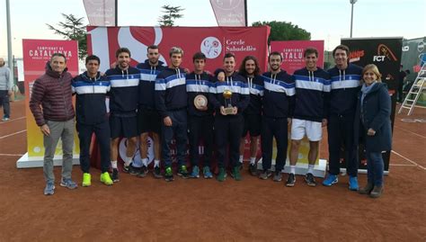 El Ct Barcino Campeón De Catalunya De Equipos Absolutos Masculino Y