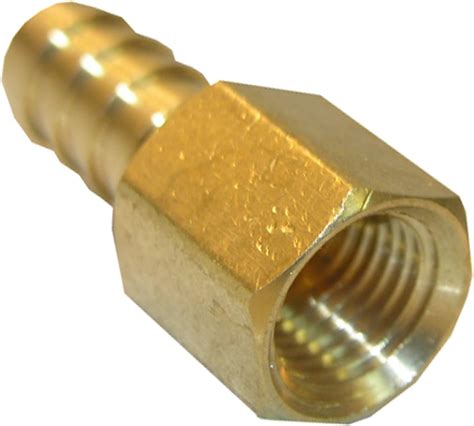 Lasco 17 7615 1 4 Inch Female Pipe Thread By 3 8 Inch Hose Barb Brass Adapter