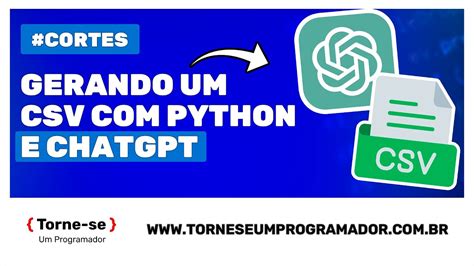 Trabalhando ETL em geração de CSVs Torne se um Programador YouTube