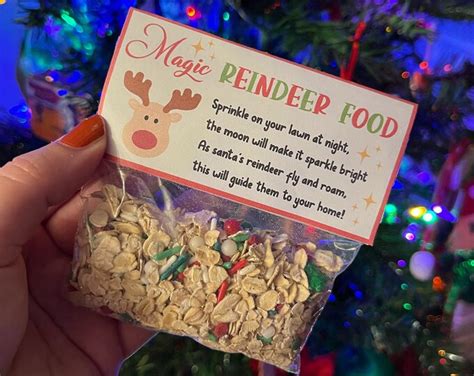 Santas Magic Reindeer Food Magical Reindeer Food Etsy