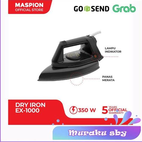 Setrika Listrik Maspion Automatic Iron Ex Watt Lazada