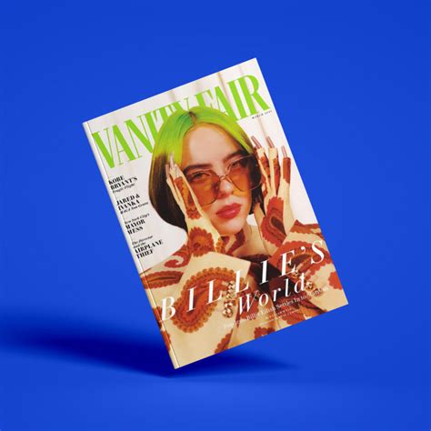 A4 Magazine Cover PSD Mockup — Pixelbag Free Design Resources