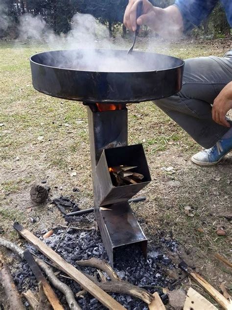 Cocina Al Disco Rocket Stoves Diy Barbecue Stove