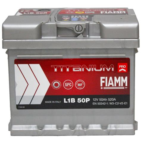 Batteria Auto Fiamm L B Ah A V Ricambi Auto Smc