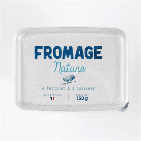 Le Fromage à tartiner nature mon marché fr