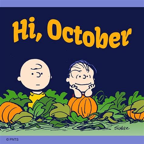 Happy October Snoopy