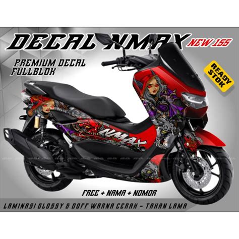 Jual Sticker Decal Variasi Yamaha Nmax New Full Body Striping