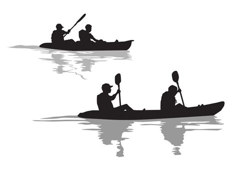 Kayak Silhouette Vector