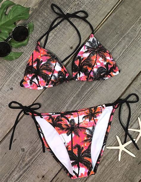 Cupshe Deep Breath Halter Bikini Bikinis Halter Bikini Cupshe