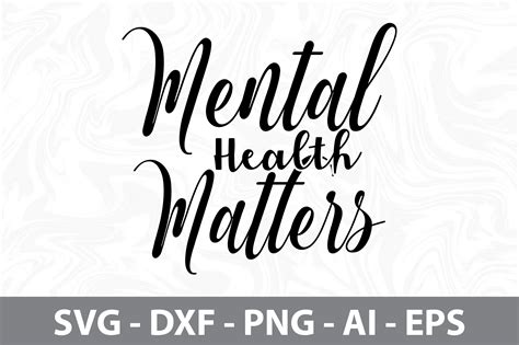 Mental Health Matters Svg Graphic By Nirmal108roy · Creative Fabrica