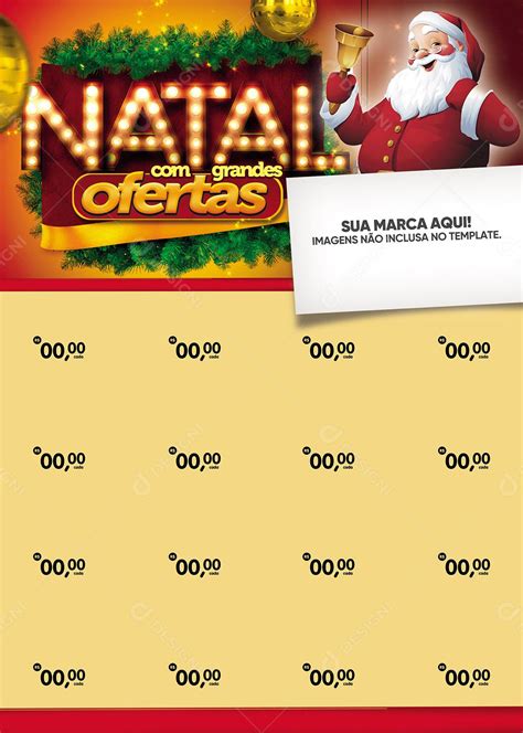 Encarte Social Media Supermercado Natal Com Grandes Ofertas Psd