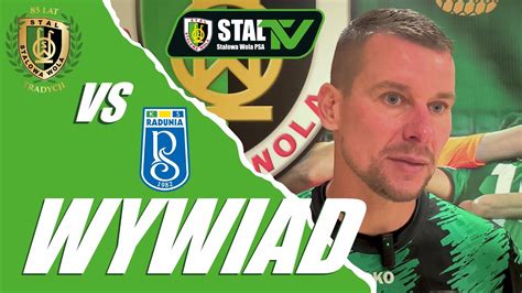 WYWIAD Jakub Kowalski po meczu STAL Stalowa Wola Radunia Stężyca 5