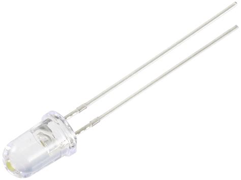 TRU COMPONENTS LED med ledninger Grøn Rund 5 mm 100000 mcd 15 30 mA 2