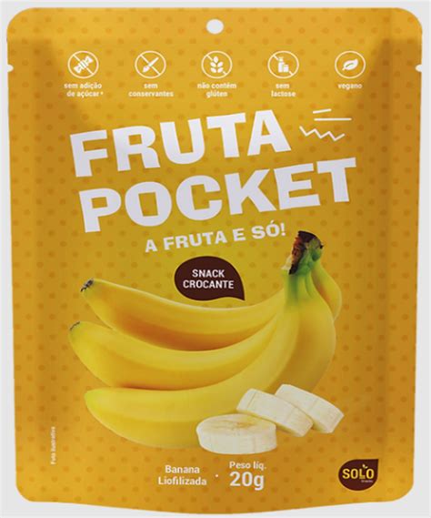 Fruta Pocket Snack De Banana Liofilizada G Snick Snacks