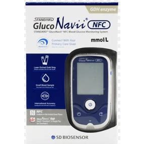 Standard Gluconavii Nfc Glucose Starter Kit And Test Strip Foc Lancet