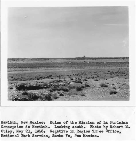 Ruins Of Hawikuh Zuni Indian Reservation A National Hist Flickr