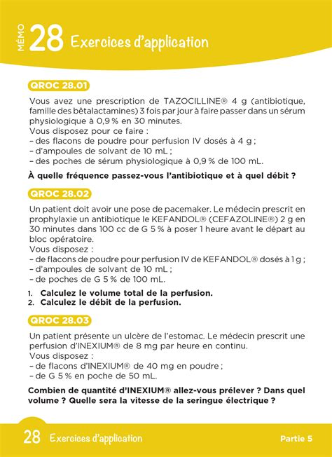 Calcul De Dose Facile Infirmier En Ifsi Dei E Dition R Vision