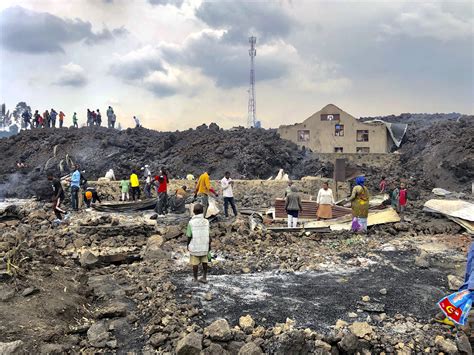 Volcanic Eruption Ensuing Chaos Kill At Least 15 In Congo AP News