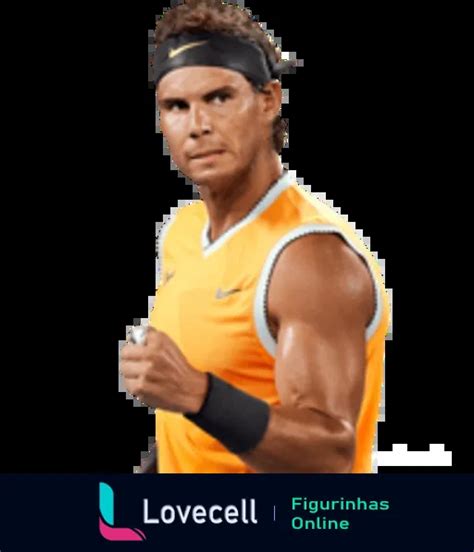 Figurinha Rafael Nadal Pronto Para O Jogo Para WhatsApp Lovecell