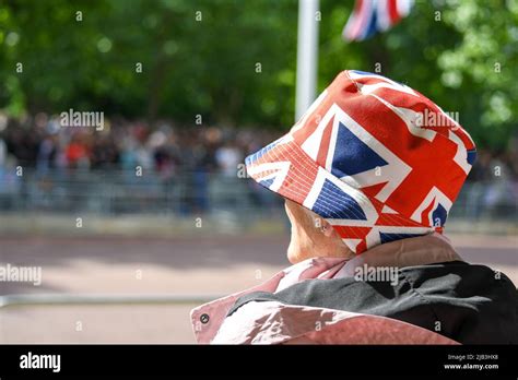 London Uk 2nd Jun 2022 Trooping The Colour Along The Mall The