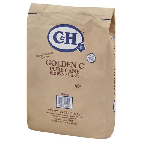 Candh Pure Cane Brown Sugar 25 Lb 25 Lb Shipt