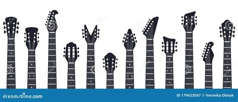 Headstock Of A Guitar Cartoon Vector CartoonDealer 80024239