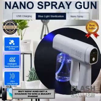 Nano Electric Spray Gun Blue Light Disinfection Sprayer