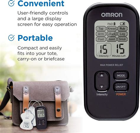 Buy Omron Max Power Relief Tens Unit Muscle Stimulator Simulated