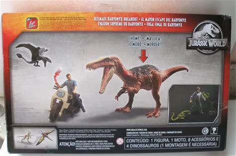 Jurassic World Ultimate Baryonyx Breakout Battle Damage Playset Mattel 2018 £28 90 Picclick Uk